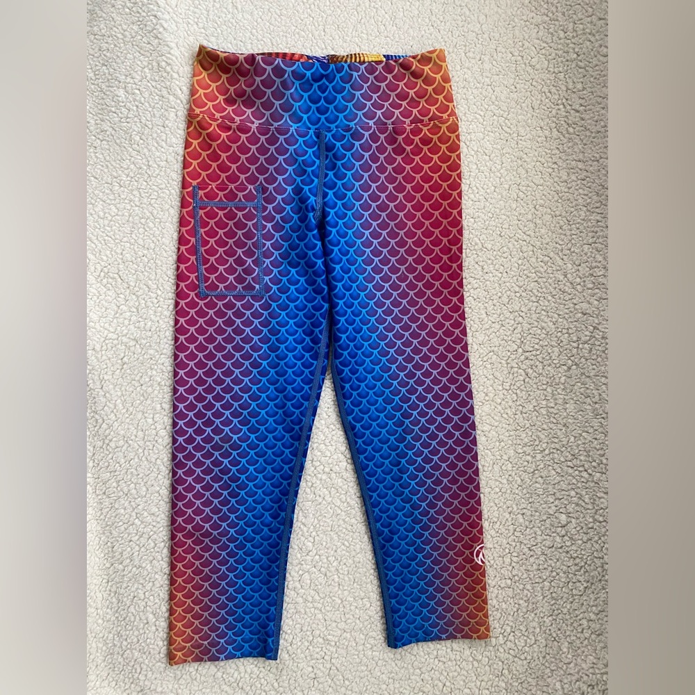 INKnBURN Mermaid Capris Size 0 Like-New